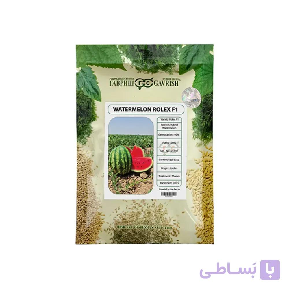 بذر هندوانه رولکس گرد و بسیار زودرس پاکت 1000 عددی — تصویر 1