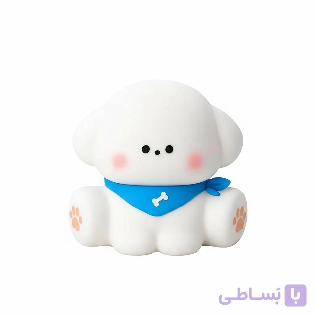 چراغ خواب سیلیکونی طرح سگ نشسته؛ آرامش و زیبایی برای خواب