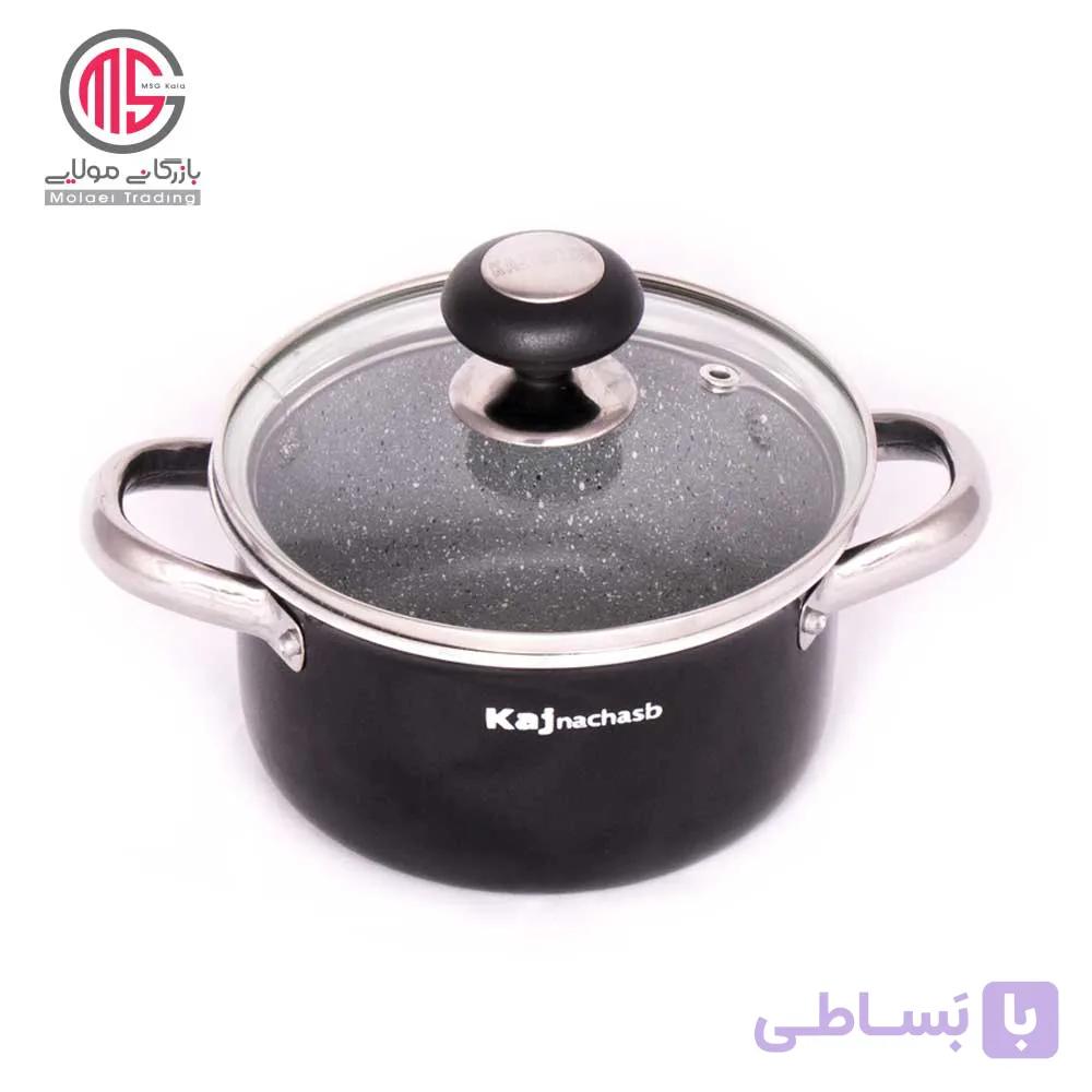 قابلمه کاج سایز 16 مدل مایلستون گرانیتی — تصویر 1