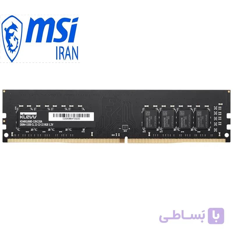 رم کامپیوتر Klevv DDR4 8GB 3200MHz CL22 - فروشگاهmsiایران