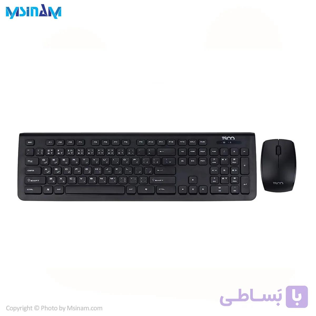 کیبورد و ماوس بی سیم تسکو مدل TKM 7018 — تصویر 1