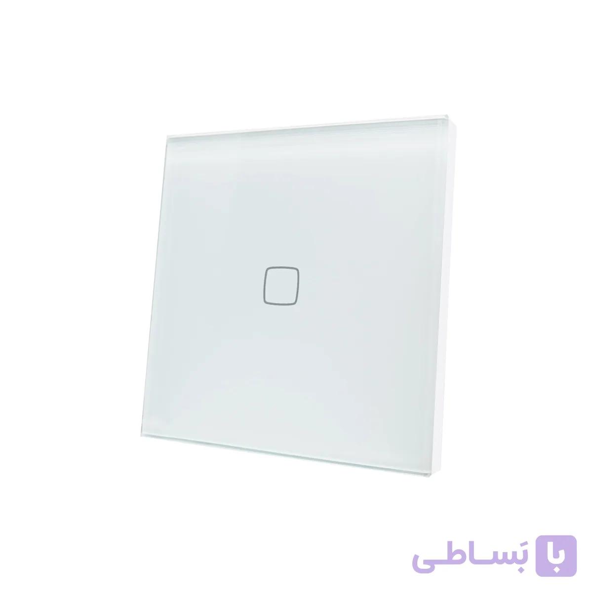 کلید لمسی تک پل سفید قابل کنترل با ریموت RF433