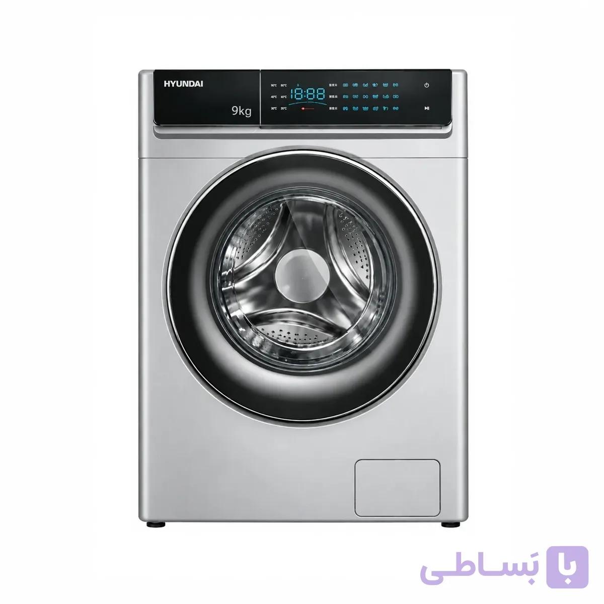 ماشین لباسشویی هیوندای مدل HWM-9418 سیلور — تصویر 1