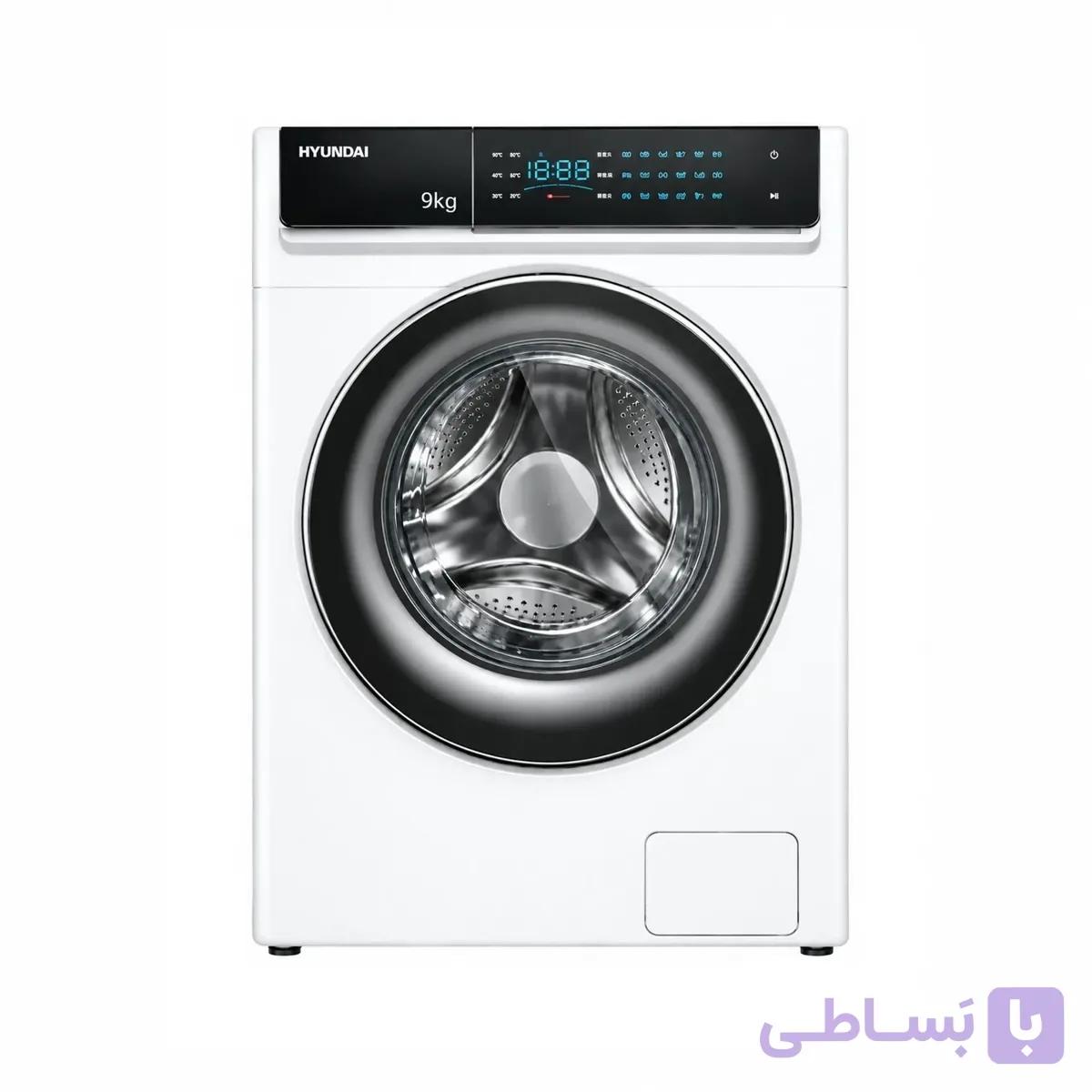 ماشین لباسشویی هیوندای مدل HWM-9418 سفید — تصویر 1