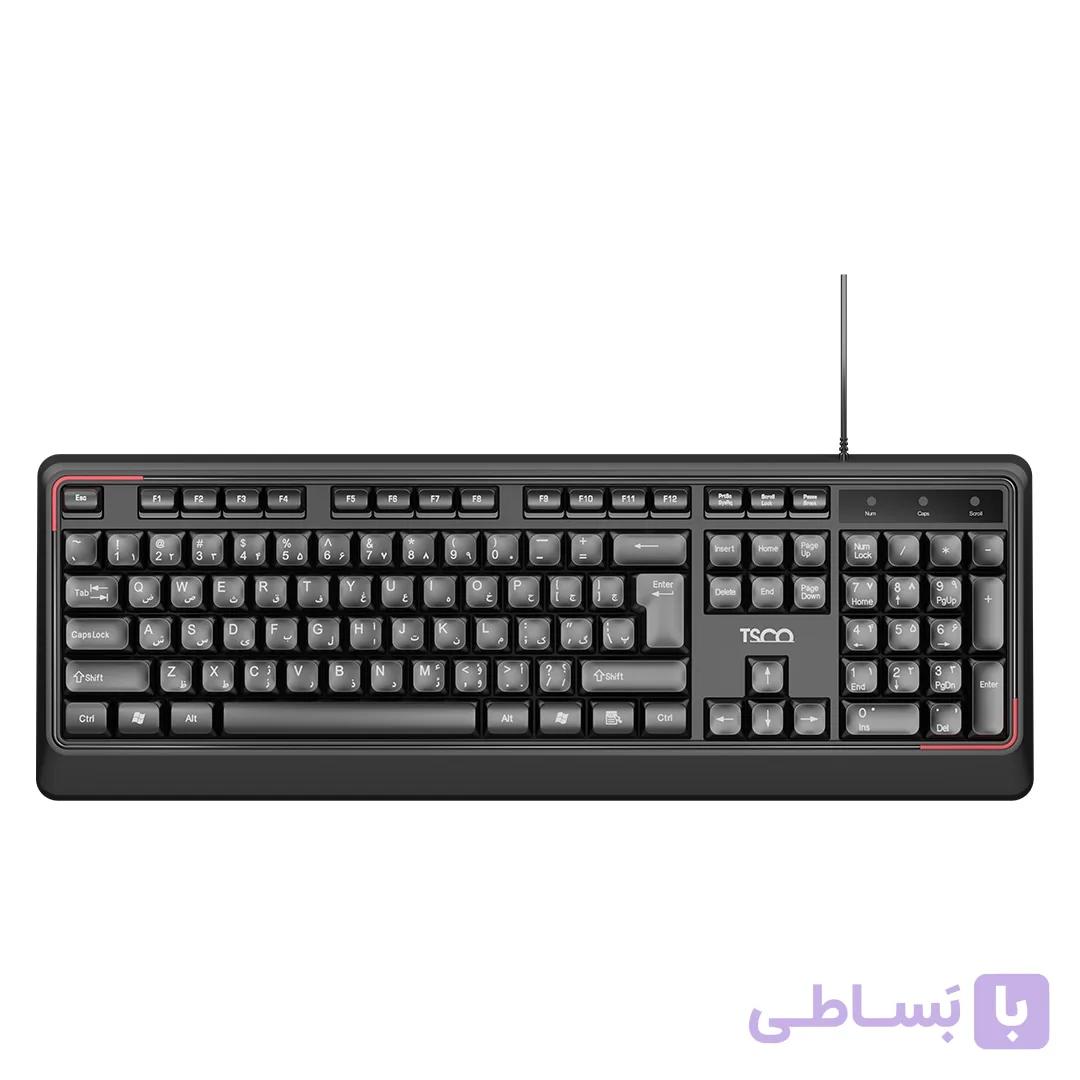کیبورد با سیم تسکو مدل TK 8082 — تصویر 1