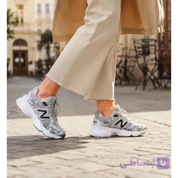 کفش اسپرت نیوبالانس طوسی خاکستری پسرانه دخترانه