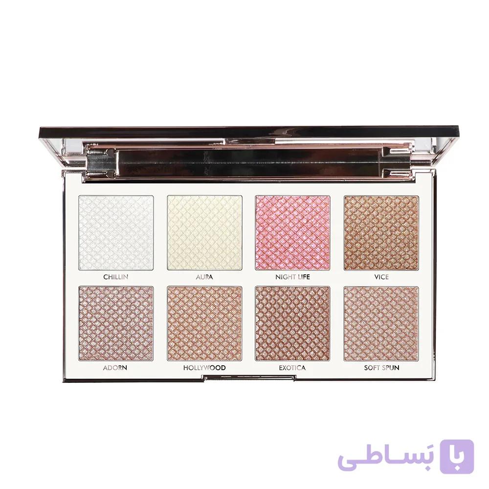 پالت هایلایتر 8 رنگ بک استیج فوراور52 (اورجینال) — تصویر 1