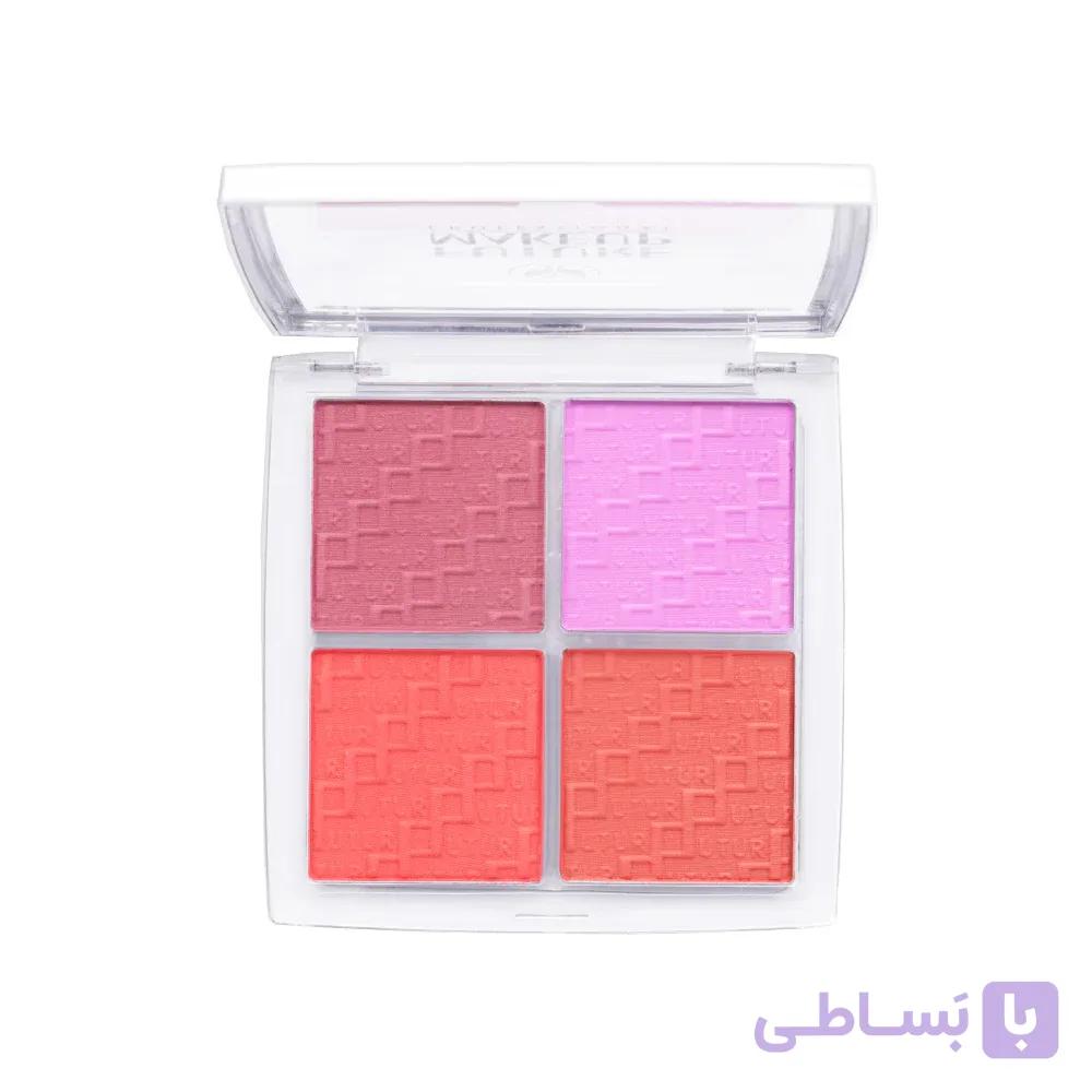 رژگونه 4 رنگ فیوچر میکاپ کد FU3602 — تصویر 1