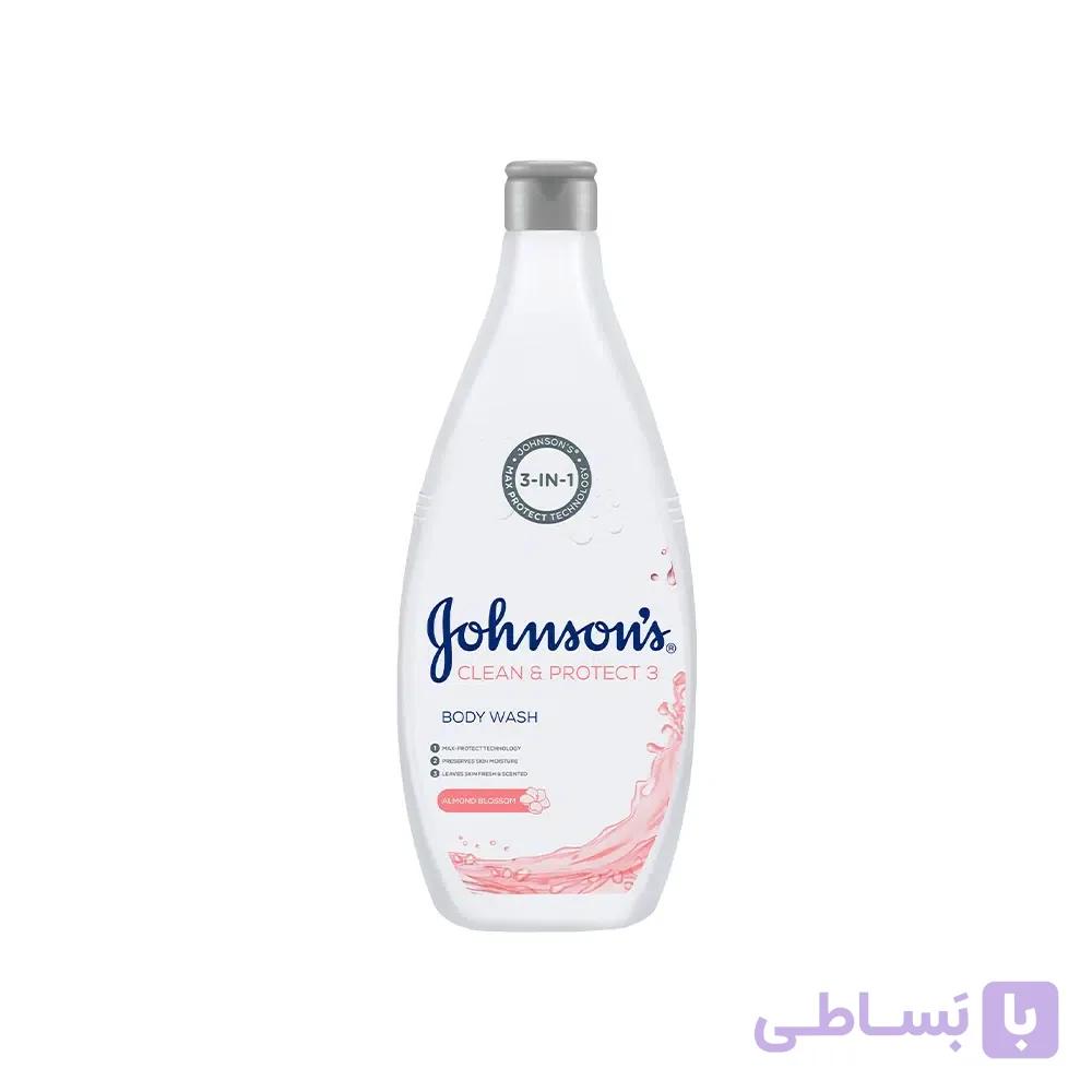 شامپو بدن جانسون کلین پروتکت صورتی