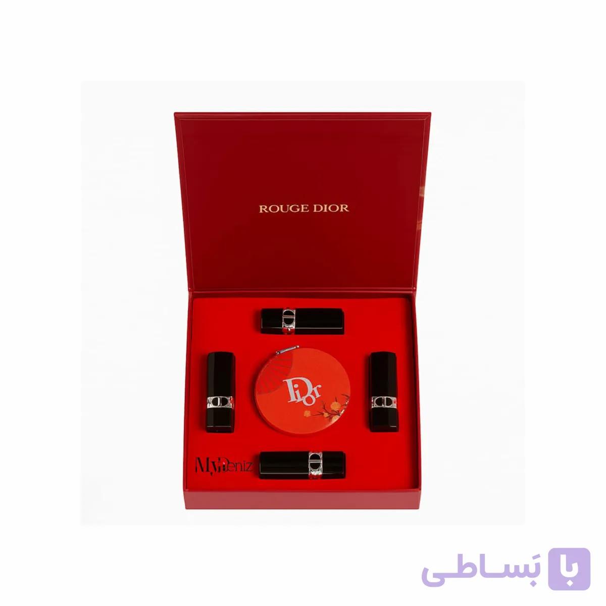 ست هدیه رژ لب روژ دیور آینه دار — تصویر 1