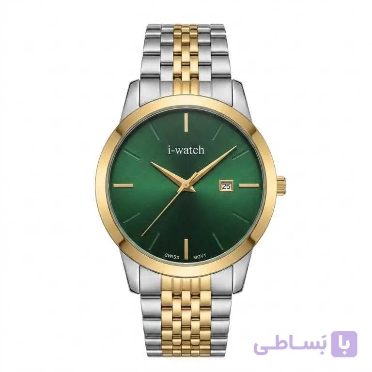 ساعت مچی مردانه آی واچ سبز |I-WATCH 190199 — تصویر 1