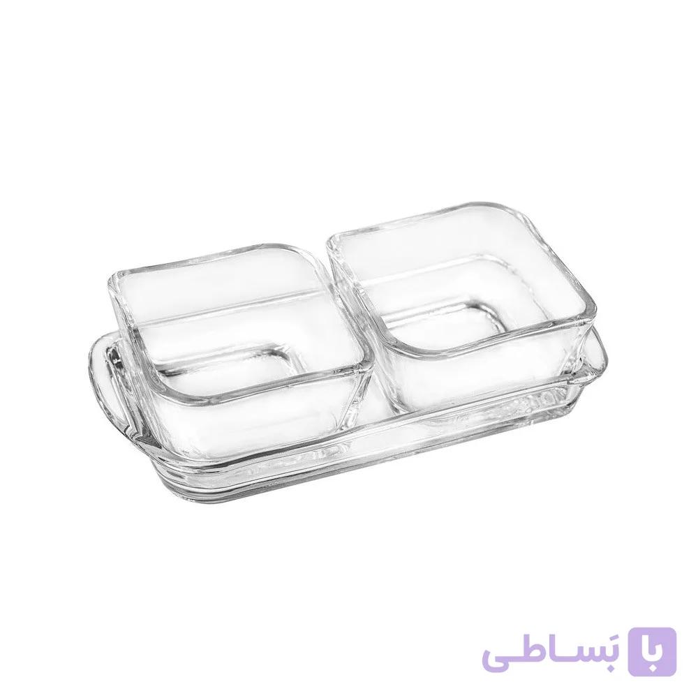 اردوخوری بلور کاوه مدل باروک 2 خانه