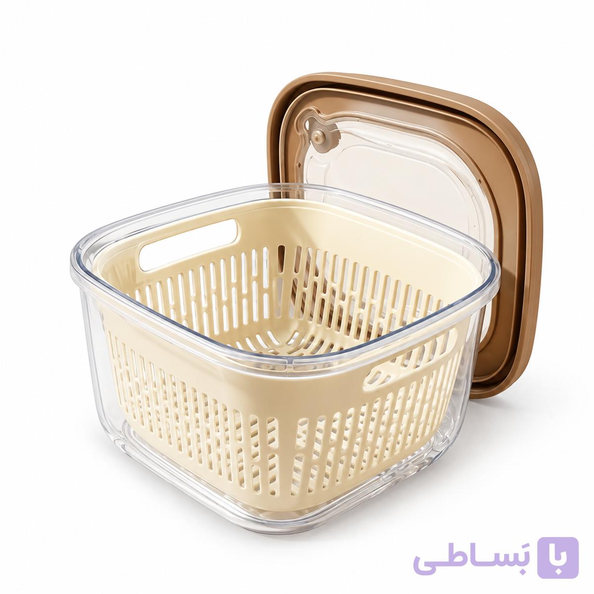 ست کاسه و آبکش انکسیا مدل تیامیس مربع