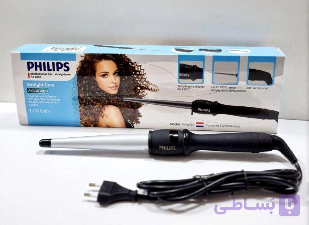 فر کننده مو مخروطی مدل PH-6050 فیلیپس — تصویر 1