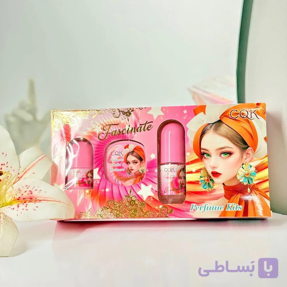 کیت 3 تکه پرفیوم بادی اسپلش، عطر جامد و مام رول CQK — تصویر 1