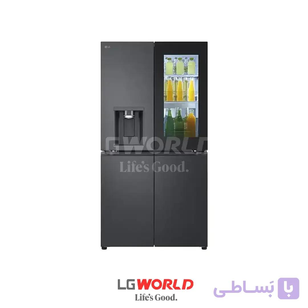 یخچال ساید بای ساید ال جی مدل LG X39 2024 مونتاژ چین رنگ مشکی GR-X39FFCRL — تصویر 1