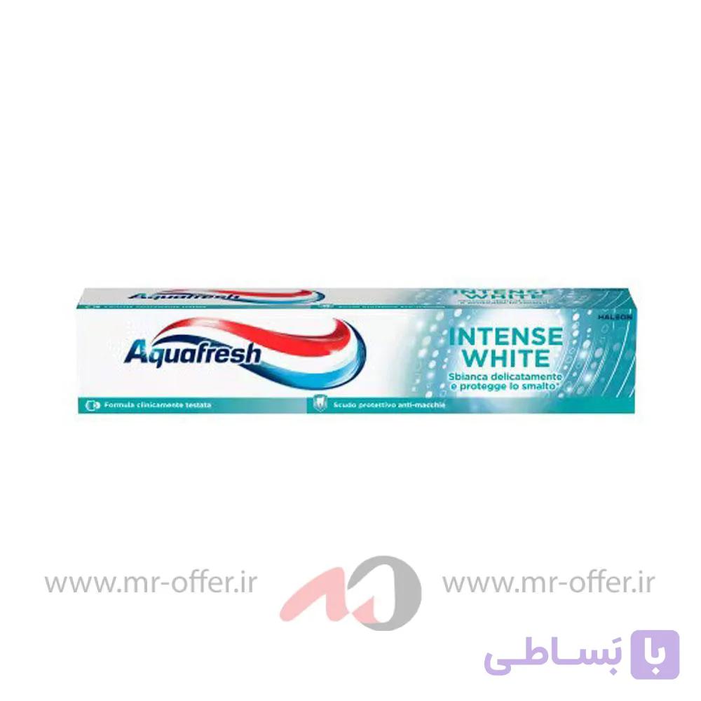 خمیر دندان آکوا فرش مدل Intense White حجم 75 میلی لیتر — تصویر 1