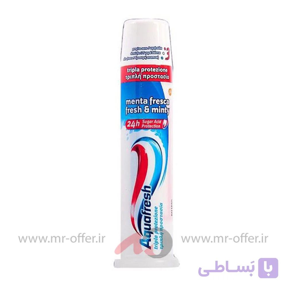 خمیر دندان آکوا فرش مدل Active Fresh حجم 100 میلی لیتر — تصویر 1