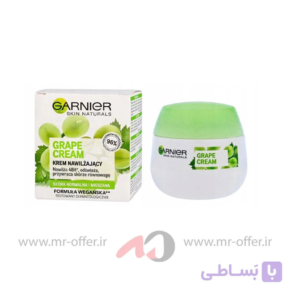 کرم آبرسان گارنیر حاوی عصاره انگور حجم 50 میلی لیتر — تصویر 1