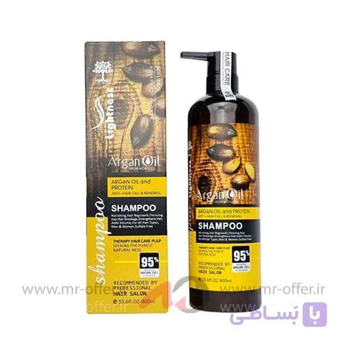 شامپو مو لایتنس مدل روغن آرگان حجم 900 میلی لیتر — تصویر 1