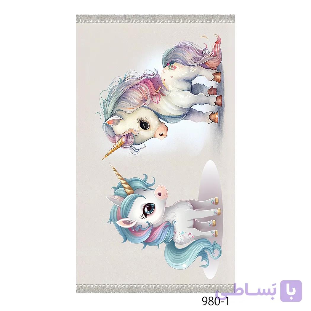 فرشینه کودک طرح تک‌شاخ مدل 980 — تصویر 1