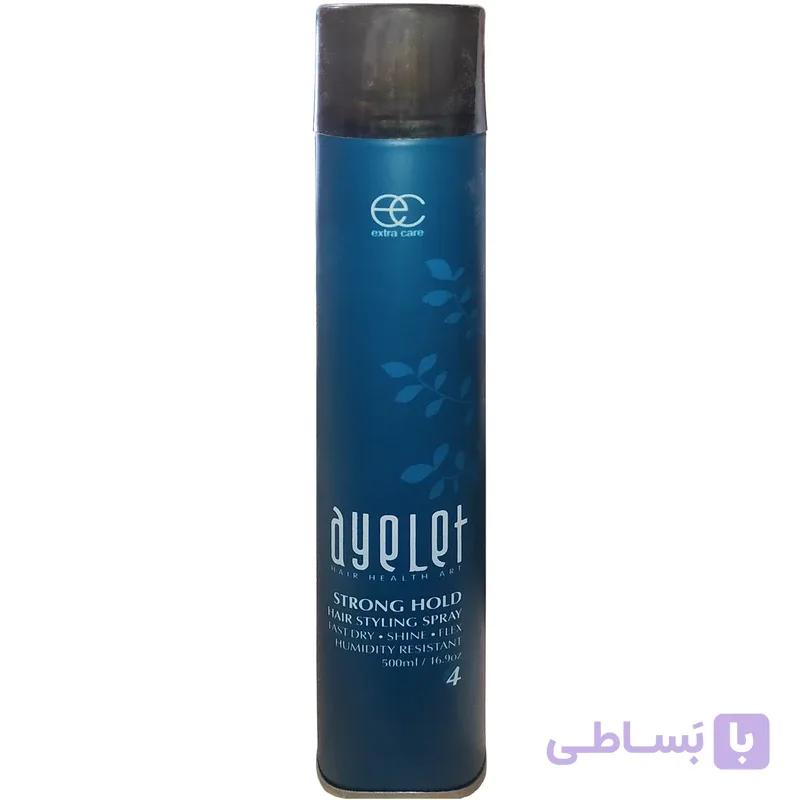 اسپری نگهدارنده حالت مو آیلت مدل Strong hold حجم 500 میلی لیتر