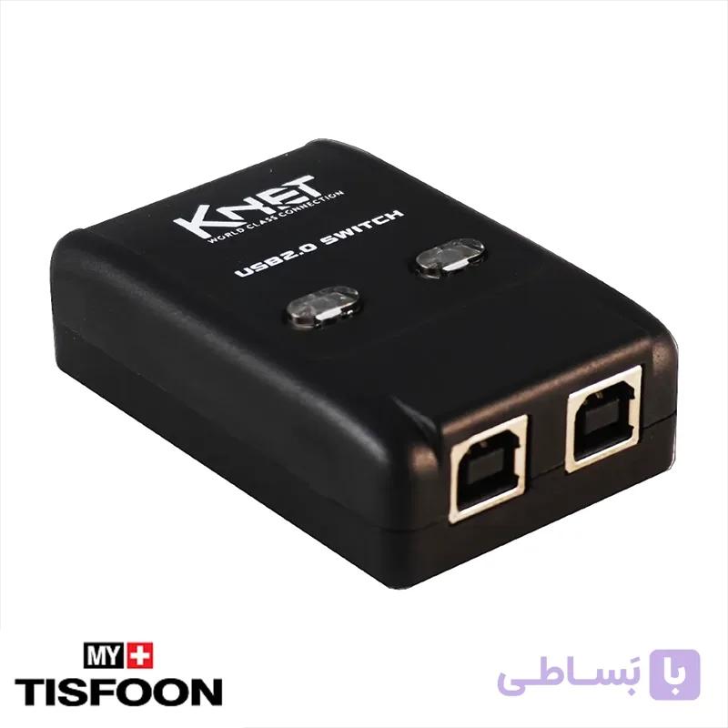 سوئیچ ۲ پورت USB اتوماتیک کی نت K-SWUSBA02 — تصویر 1