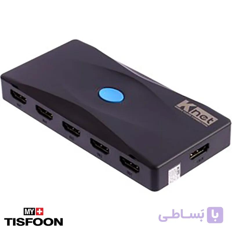 سوئیچ ۵ پورت HDMI کی نت مدل K-SWHD2005 — تصویر 1