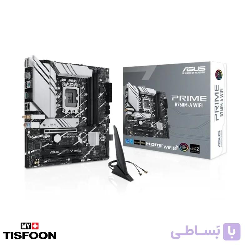 مادربرد ایسوس مدل PRIME B760M A WIFI D5 — تصویر 1