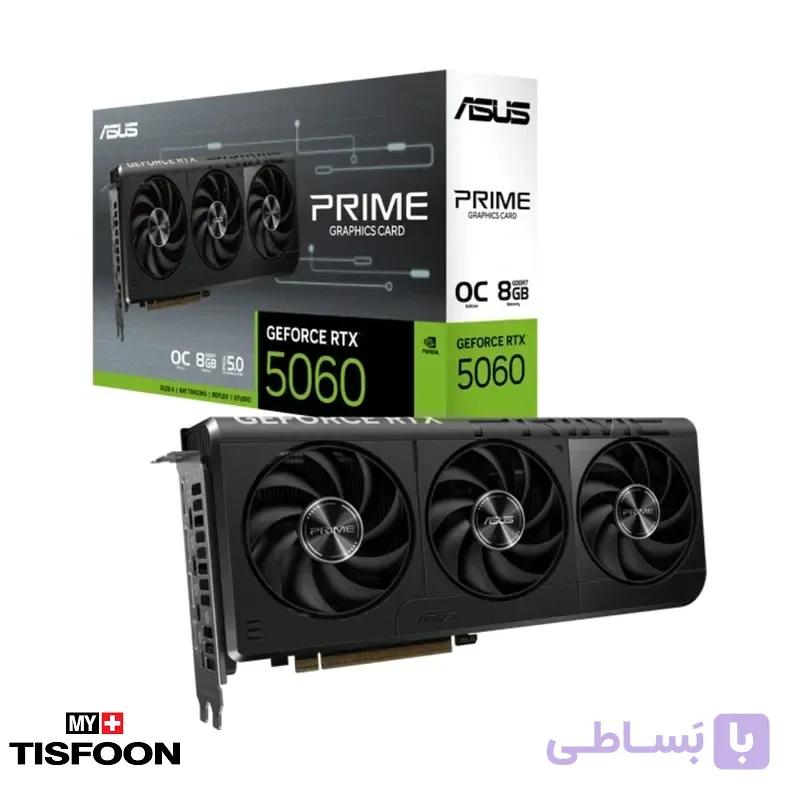 کارت گرافیک ایسوس مدل PRIME GeForce RTX™ 5060 8GB GDDR7 OC Edition — تصویر 1