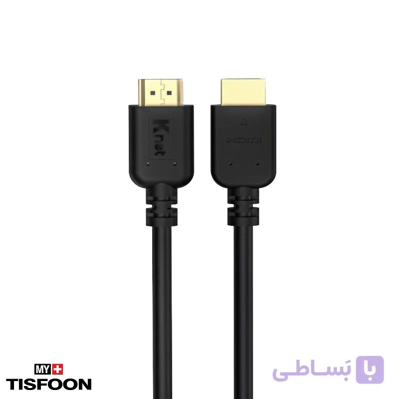 کابل HDMI کی نت ۴K طول ۰٫۵متر مدل K-CH200005 ورژن ۲٫۰ — تصویر 1