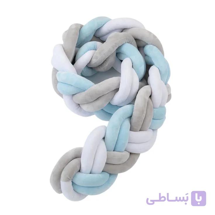 گارد تخت کودک ۲متری مدل ۶رشته(سفید،طوسی،آبی)