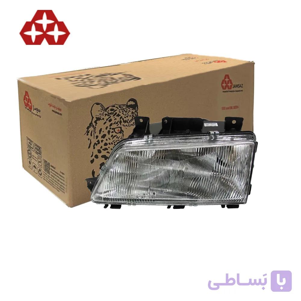چراغ جلو پژو 405 جمع ساز چپ با لنز شیشه — تصویر 1