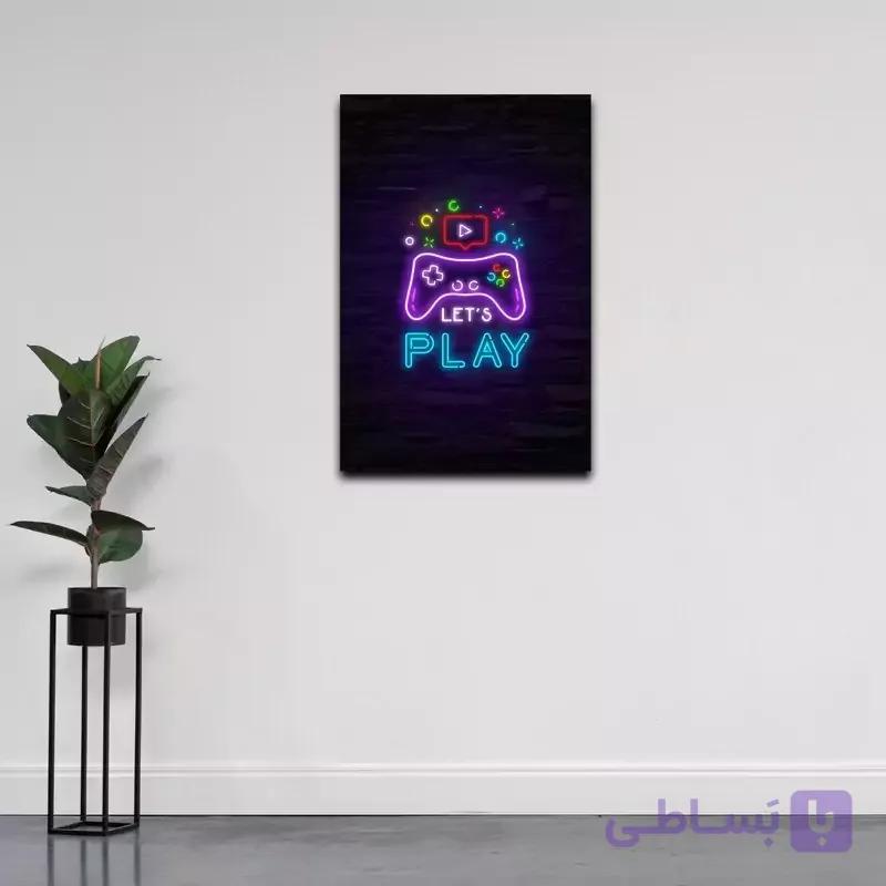 تابلو شاسی مدل گیمینگ طرح نئون کد 58