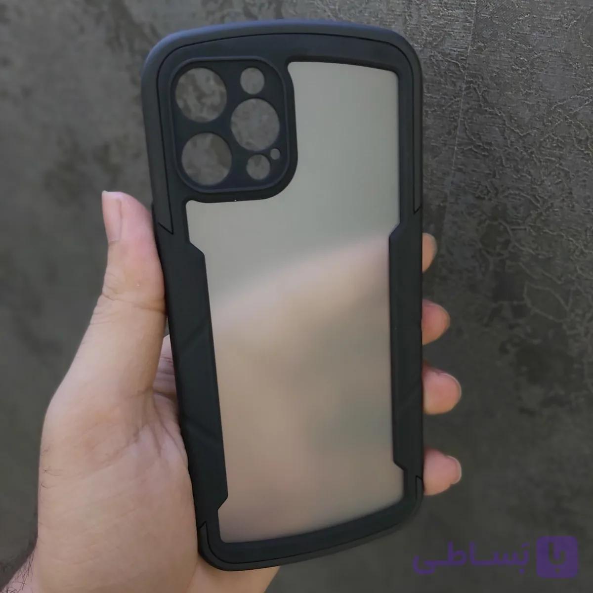 قاب دیفندر مدل پشت مات مناسب برای گوشی موبایل iphone 12 pro max