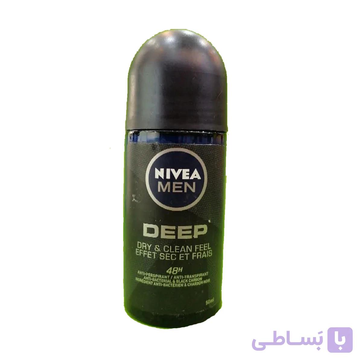 مام رول ضد تعریق مردانه مدل Deep Black Carbon Beat نیوآ