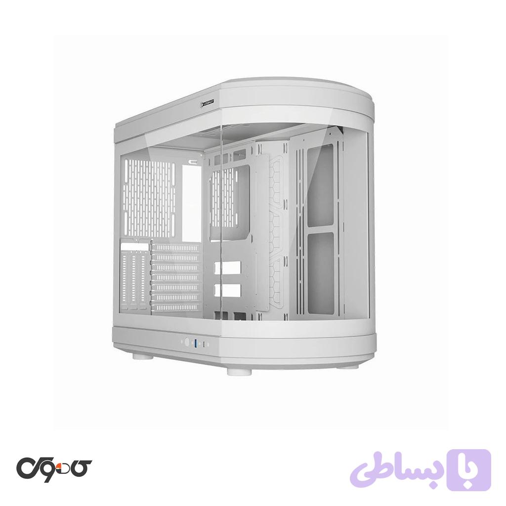کیس کامپیوتر گیمینگ آکواریومی لاجی کی مدل C570W — تصویر 1