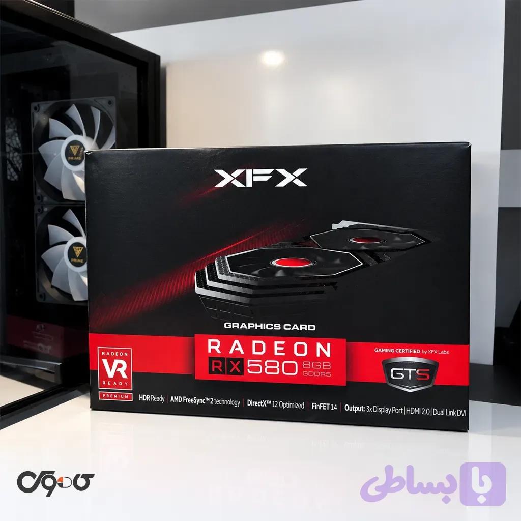 کارتن کارت گرافیک Rx580 xfx