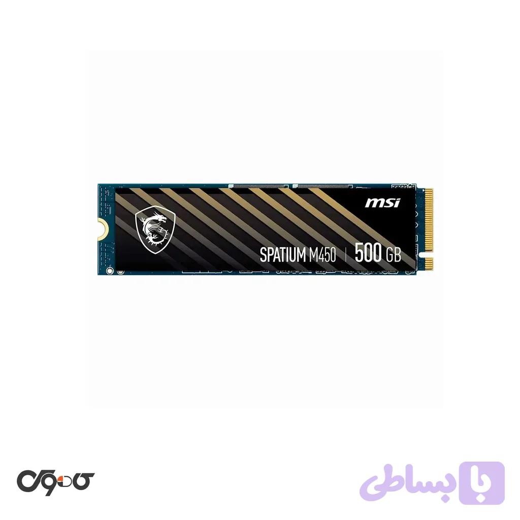اس اس دی اینترنال PCIe Gen4 x4 ام اس آی مدل SPATIUM M450 ظرفیت 500 گیگابایت — تصویر 1
