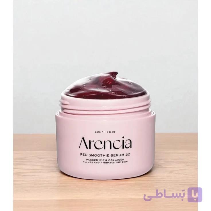ژل ماسک اسموتی قرمز آرنسیا روشن کننده و جوانساز پوست / اقساطی — تصویر 1