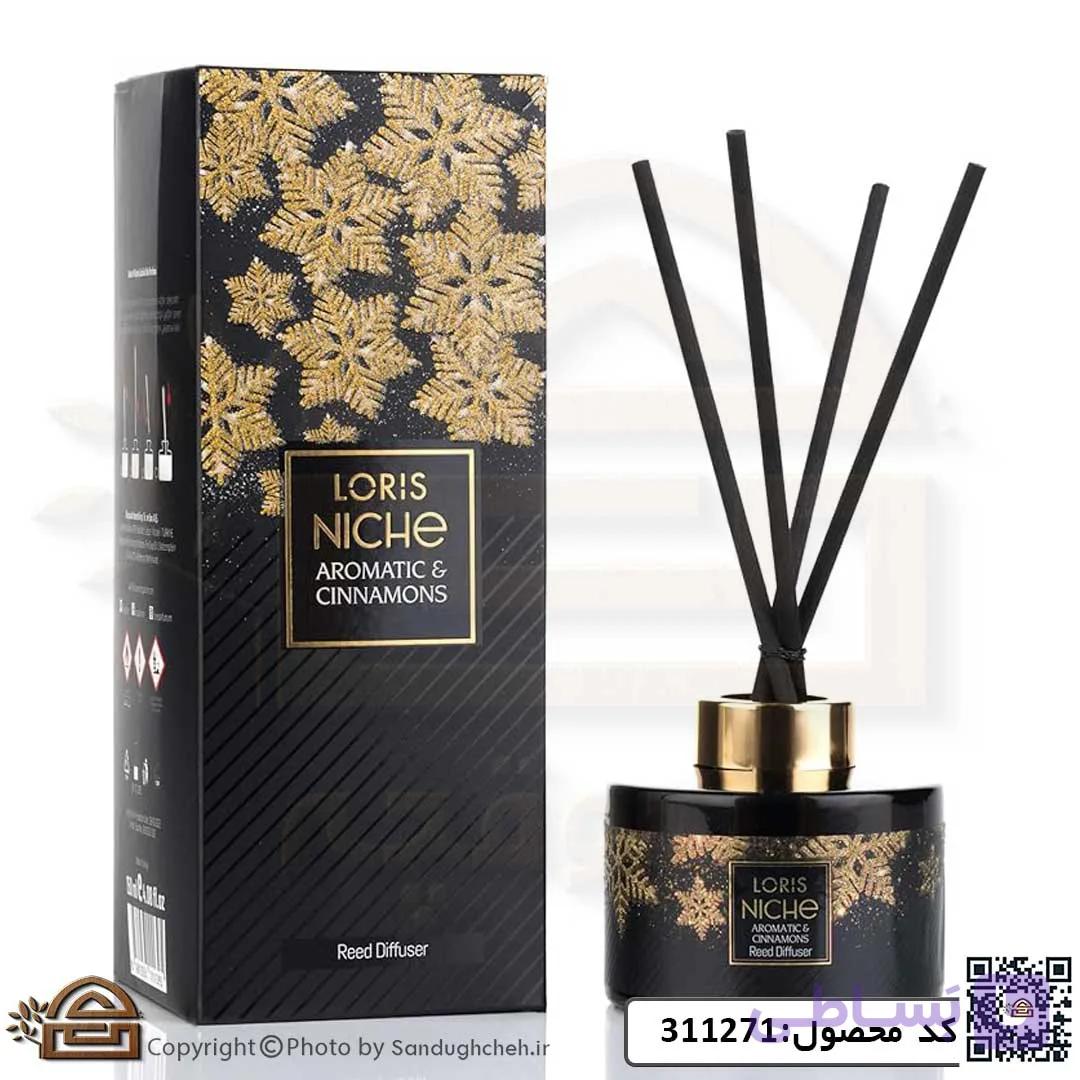 خوشبو کننده هوا لوریس سری نیش Niche اصلی ترکیه رایحه Aromatic cinnamon حجم 150ml کد 311272 — تصویر 1