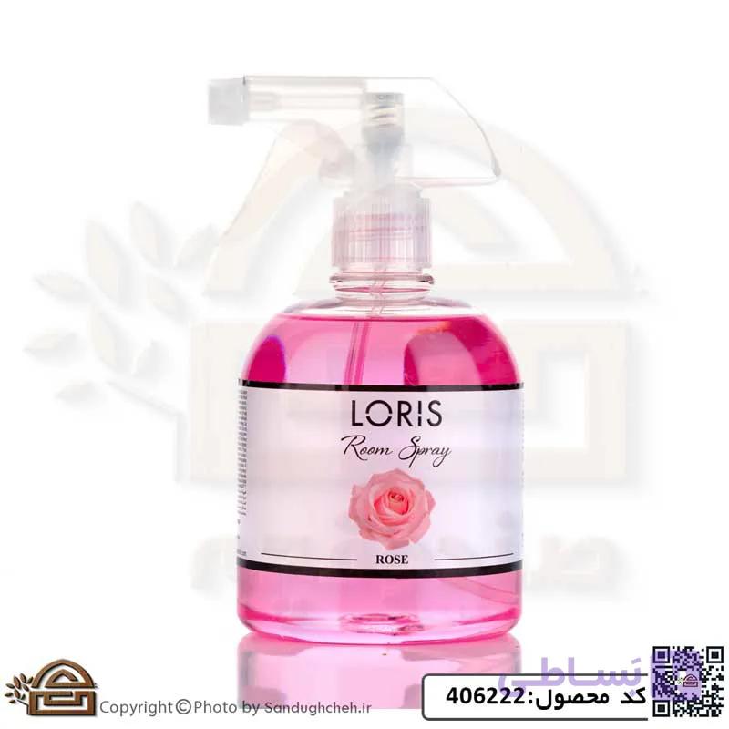 اسپری خوشبو کننده هوا لوریس رایحه Rose (گل رز) حجم 500میل کد 406222 — تصویر 1