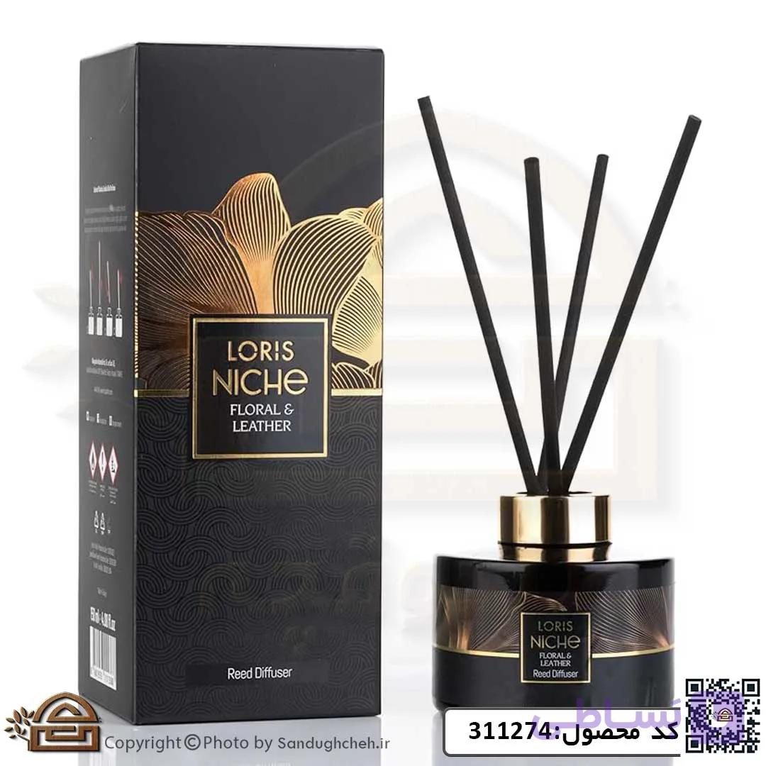 خوشبو کننده هوا لوریس سری نیش Niche اصلی ترکیه رایحه Floral leather حجم 150ml کد 311274 — تصویر 1
