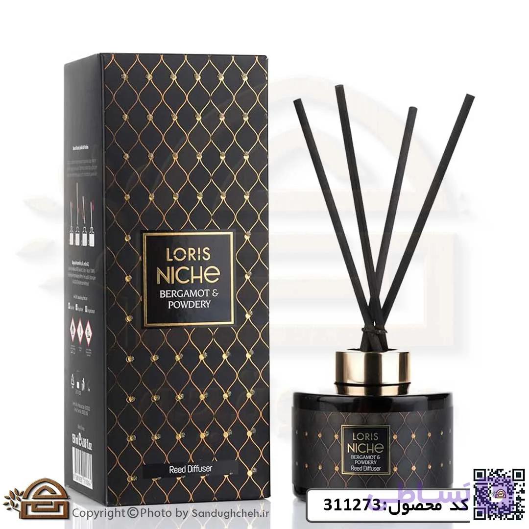 خوشبو کننده هوا لوریس سری نیش Niche اصلی ترکیه رایحه Bergamot powder حجم 150ml کد 311273 — تصویر 1