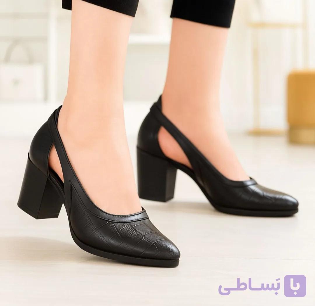 کفش طبی زنانه پاشنه ۵ سانت ،کفش طبی زنانه اداری کد 885K