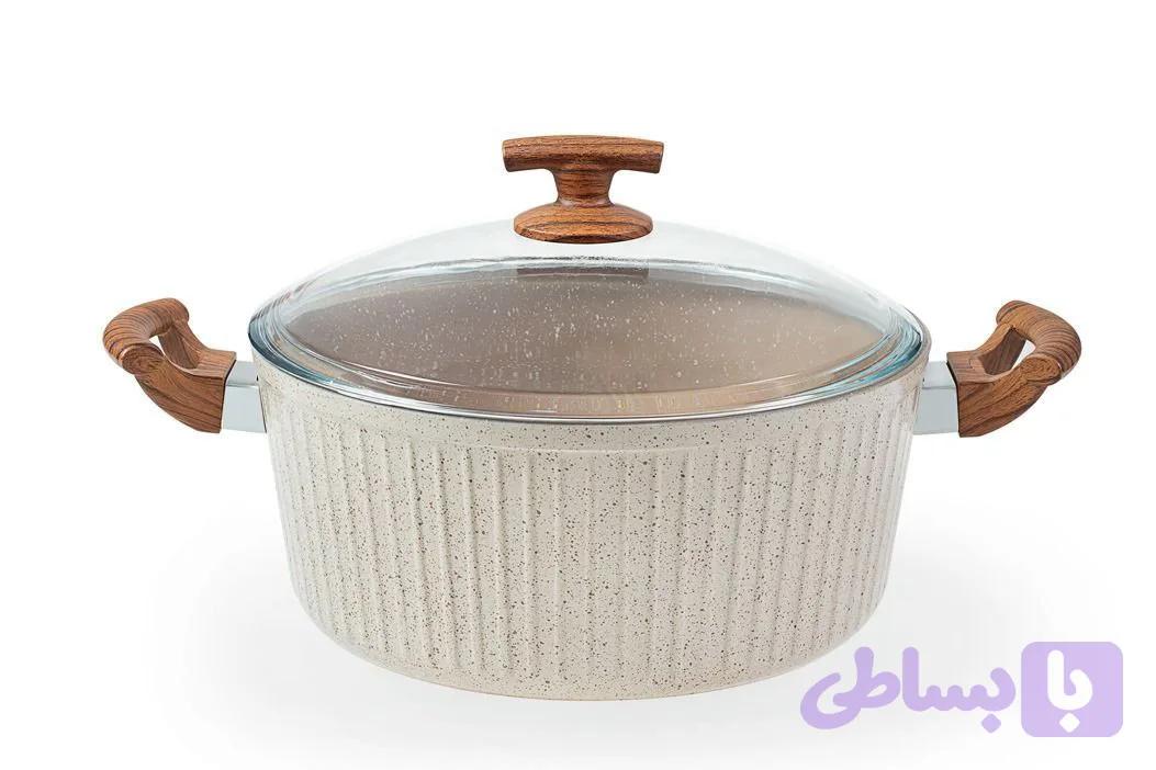 قابلمه تکی گرانیتی اویز مدل السا سایز 28 (کد کالا : 03071704)