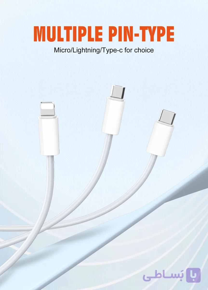 مدل LS892 تبدیل USB به MICRO کابل شارژ الدینیو — تصویر 1