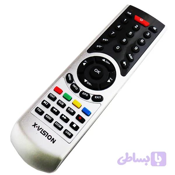 کنترل گیرنده دیجیتال ایکس ویژن فلش دار دکمه SLEEP دار Xvision