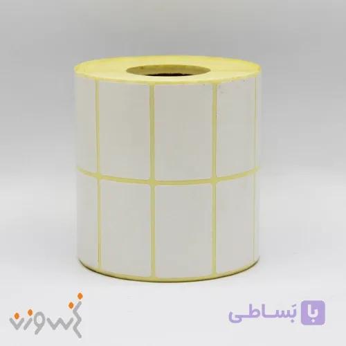 لیبل کاغذی دو ردیف 50*25 4000 عددی — تصویر 1