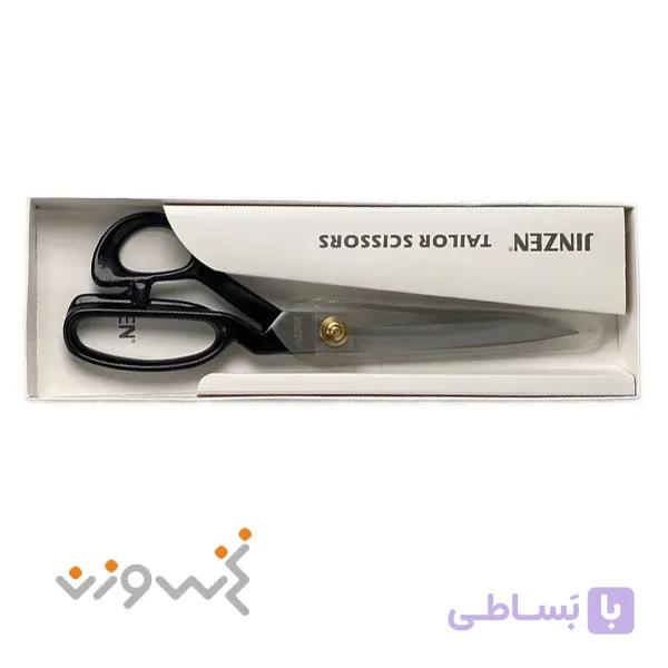 قیچی خیاطی جینزن (JINZEN) مشکی سایز 11 — تصویر 1